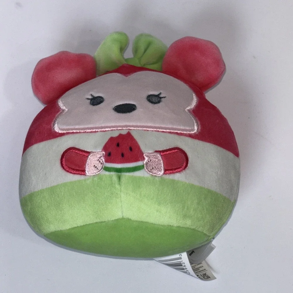 Disney Squishmallows Mystery Squad Minnie Mouse Watermelon Soft Plush 6